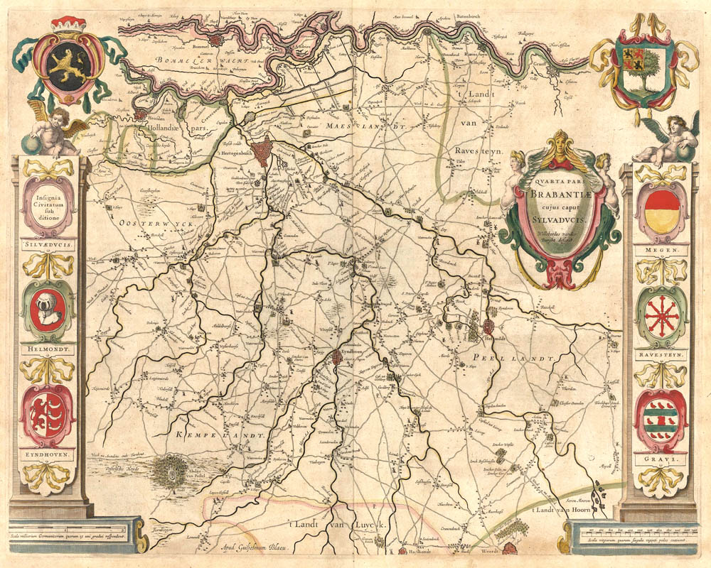 Brabant 1645 Blaeu